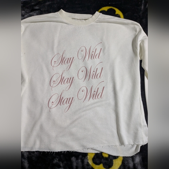 Spiritual Gangster STAY WILD Crop Sweater w/FREE CRISP APPLE & PATCHOULI HAND SP - Picture 6 of 6